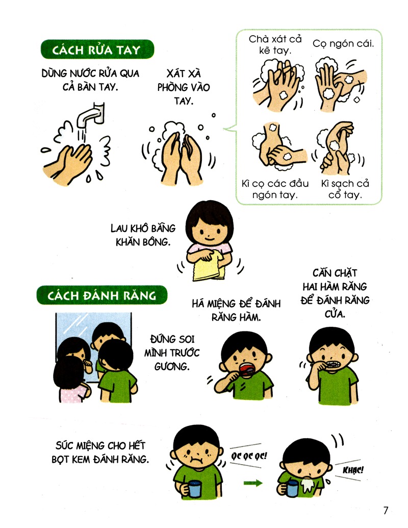 bộ cẩm nang sinh hoạt bằng tranh cho bé tập 1 - kĩ năng sinh hoạt thường ngày (tái bản 2019) - Ảnh 8