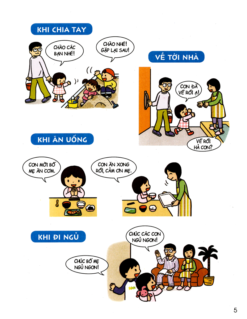 bộ cẩm nang sinh hoạt bằng tranh cho bé tập 4 - kĩ năng giao tiếp (tái bản 2019) - Ảnh 6