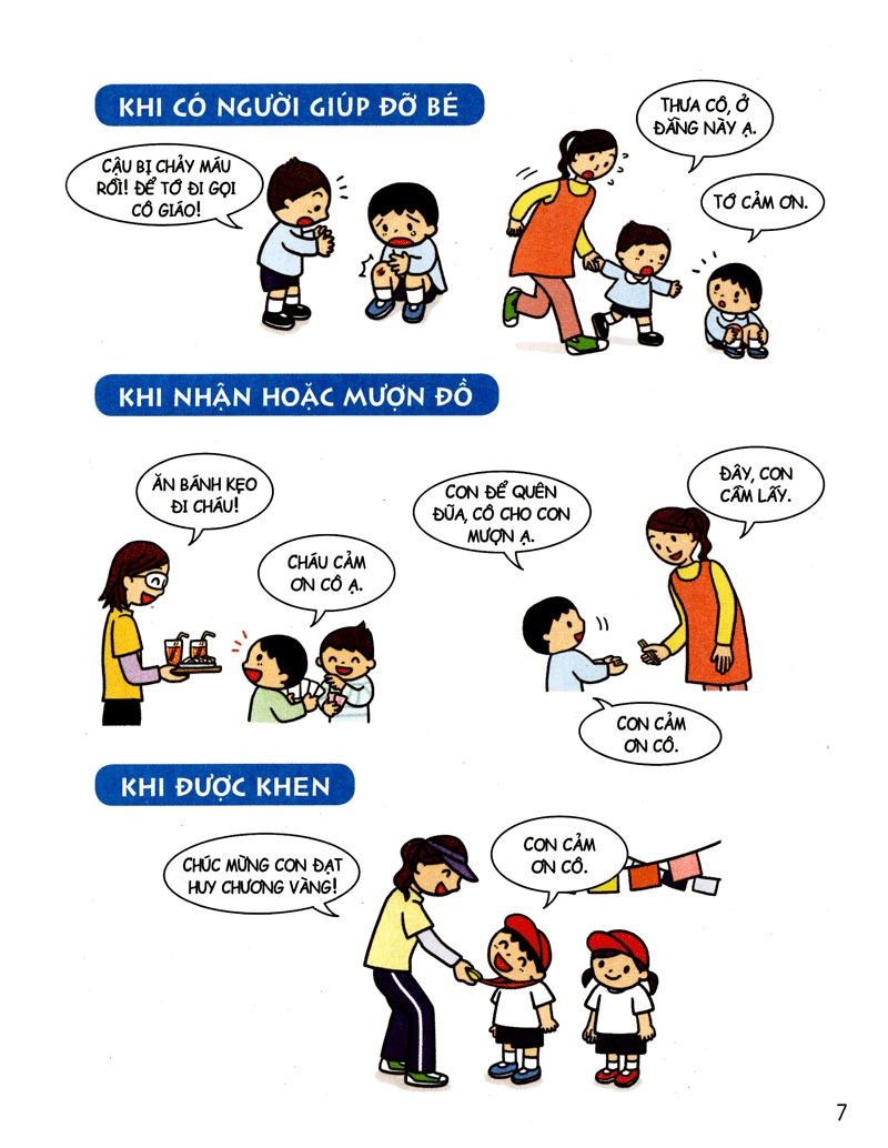 bộ cẩm nang sinh hoạt bằng tranh cho bé tập 4 - kĩ năng giao tiếp (tái bản 2019) - Ảnh 8