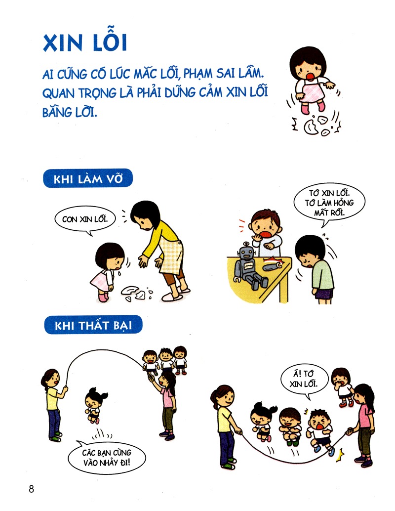 bộ cẩm nang sinh hoạt bằng tranh cho bé tập 4 - kĩ năng giao tiếp (tái bản 2019) - Ảnh 9