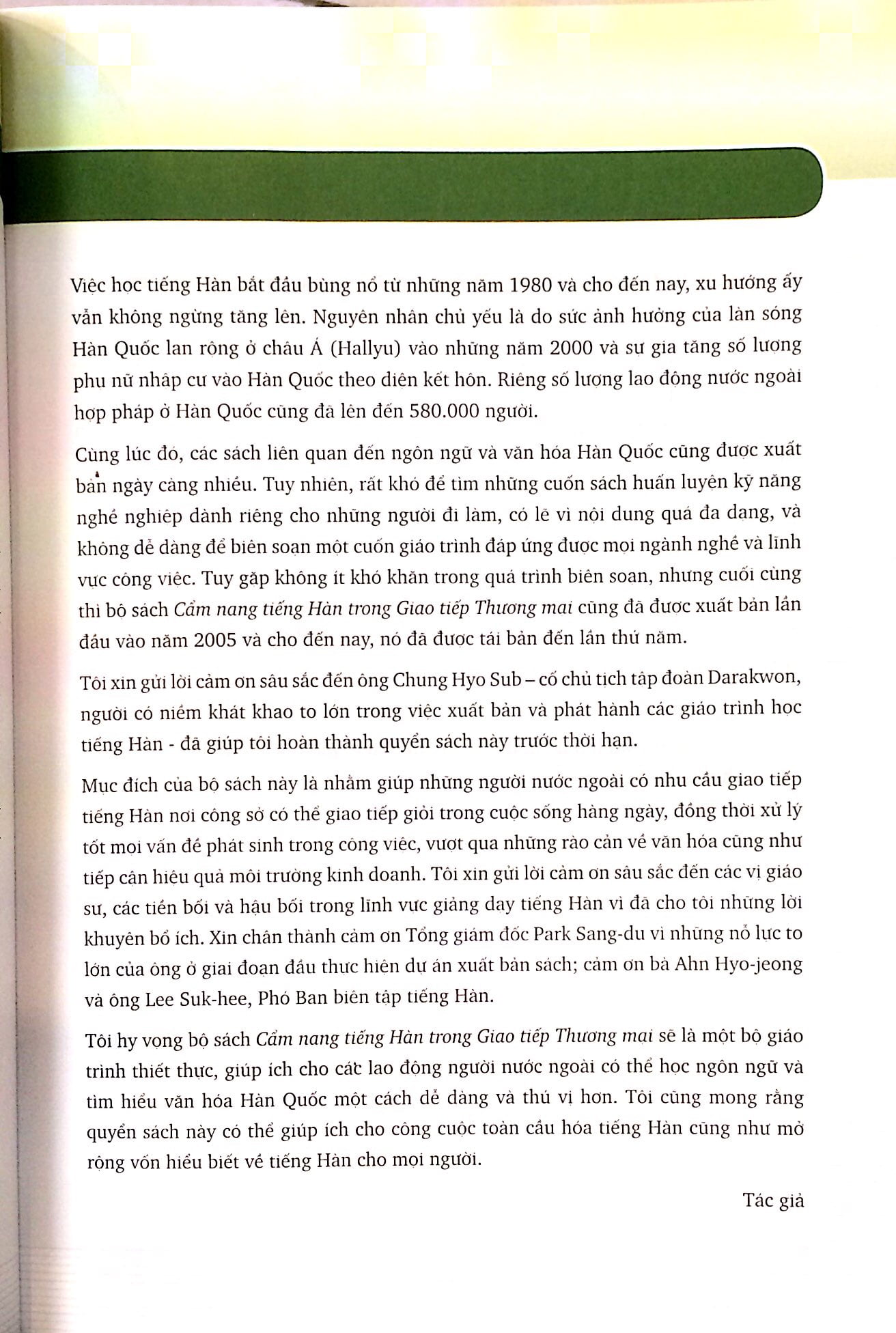 bộ cẩm nang tiếng hàn trong giao tiếp thương mại - tập 1 - Ảnh 3