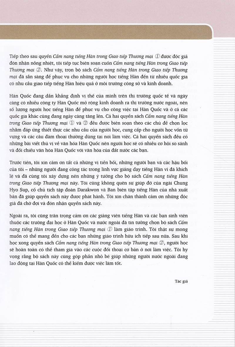 bộ cẩm nang tiếng hàn trong giao tiếp thương mại - tập 2 - Ảnh 6