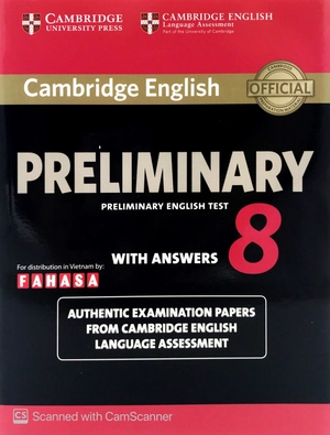 bộ cambridge english preliminary - preliminary english test 8 with answers (fahasa reprint edition) - Ảnh 2