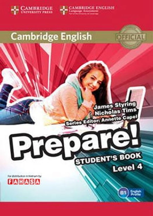 bộ cambridge english prepare! level 4 student's book - fahasa reprint