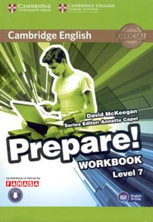 bộ cambridge english prepare! level 7 workbook with audio - fahasa reprint