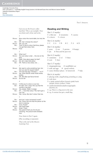bộ cambridge english young learners 2 for revised exam from 2018 movers answer booklet: authentic examination papers - Ảnh 8