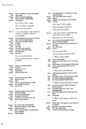 bộ cambridge english young learners 2 for revised exam from 2018 starters answer booklet: authentic examination papers - Ảnh 6