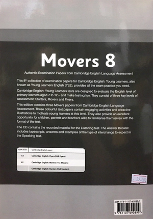 bộ cambridge english young learners 8 movers answer booklet - Ảnh 10