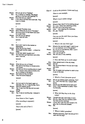 bộ cambridge english young learners 8 movers answer booklet - Ảnh 4