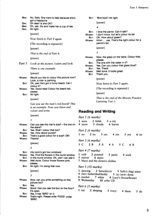 bộ cambridge english young learners 8 movers answer booklet - Ảnh 5