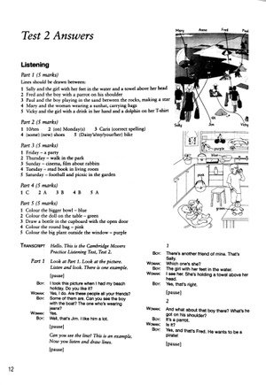 bộ cambridge english young learners 8 movers answer booklet - Ảnh 8