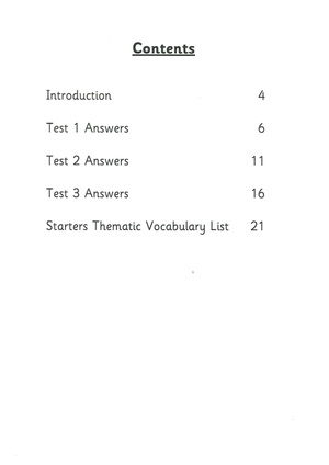 bộ cambridge english young learners 8 starters - Ảnh 3
