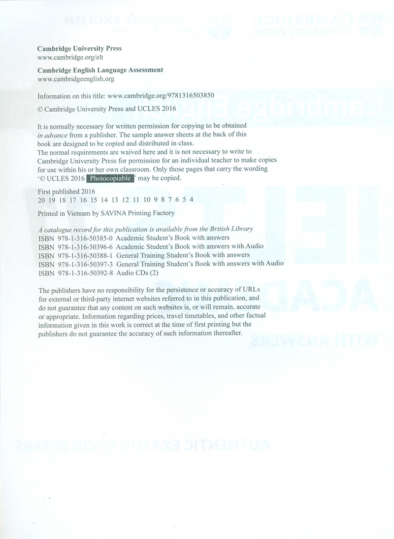 bộ cambridge ielts 11 academic with answers (savina) (không kèm audio) - Ảnh 4