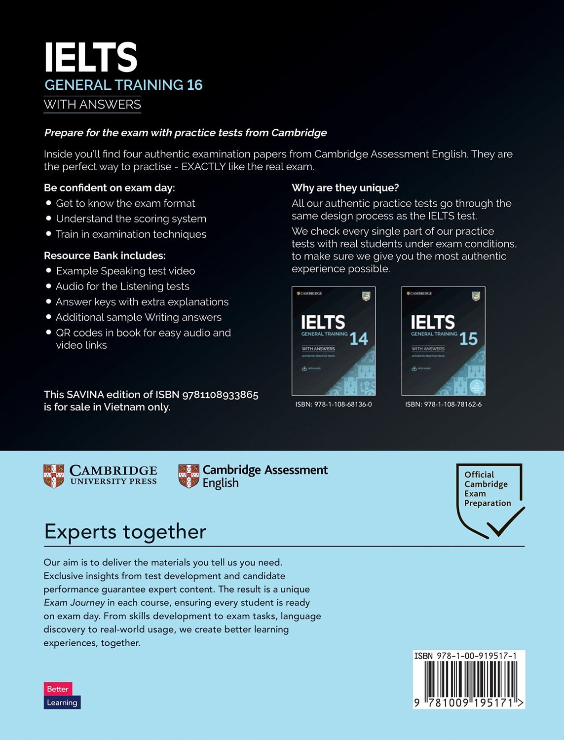 bộ cambridge ielts 16 general training with answers (savina) (kèm audio) - Ảnh 3