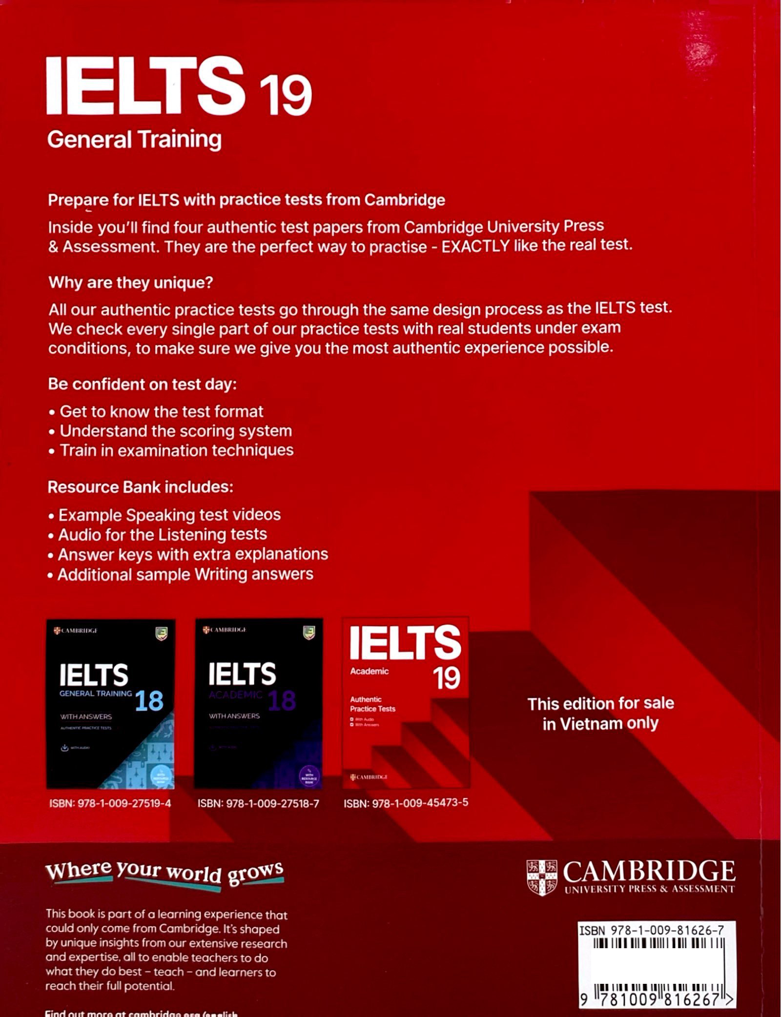 Bộ Cambridge IELTS 19 - General Training - Authentic Pratice Tests - Ảnh 7