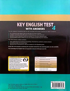 bộ cambridge key english test 4 with answers fahasa reprint edition - Ảnh 6