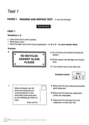 bộ cambridge preliminary english test 3 student's book with answers fahasa reprint edition - Ảnh 4