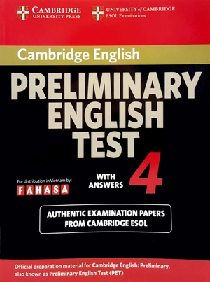 bộ cambridge preliminary english test 4 student's book with answers fahasa reprint edition - Ảnh 2