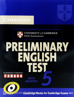 bộ cambridge preliminary english test 5 student's book with answers fahasa reprint edition - Ảnh 3