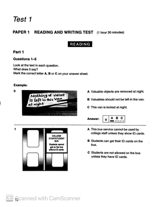 bộ cambridge preliminary english test 5 student's book with answers fahasa reprint edition - Ảnh 5