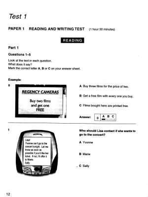 bộ cambridge preliminary english test 6 student's book with answers fahasa reprint edition - Ảnh 3