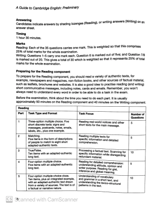 bộ cambridge preliminary english test 7 student's book with answers fahasa reprint edition - Ảnh 8