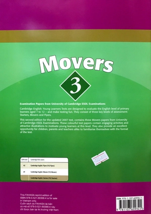 bộ cambridge young learner english test movers 3 sb fahasa reprint edition - Ảnh 11