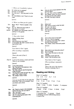 bộ cambridge young learners english tests 6 starters answer booklet - Ảnh 10