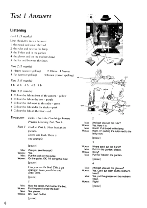 bộ cambridge young learners english tests 6 starters answer booklet - Ảnh 3