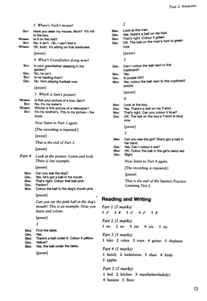 bộ cambridge young learners english tests 7 starters answer booklet - Ảnh 10