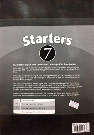 bộ cambridge young learners english tests 7 starters answer booklet - Ảnh 11