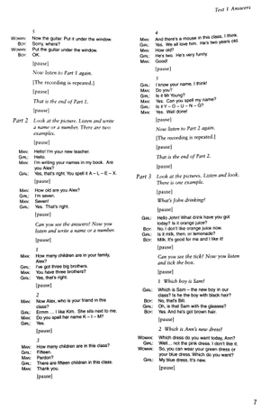 bộ cambridge young learners english tests second edition starters 3 answer booklet - Ảnh 4