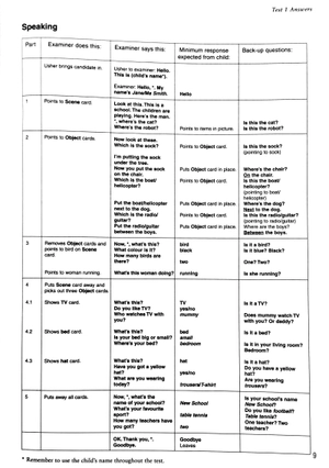 bộ cambridge young learners english tests second edition starters 3 answer booklet - Ảnh 6
