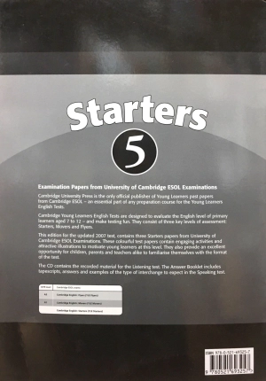 bộ cambridge young learners english tests starters 5 answer booklet - Ảnh 11