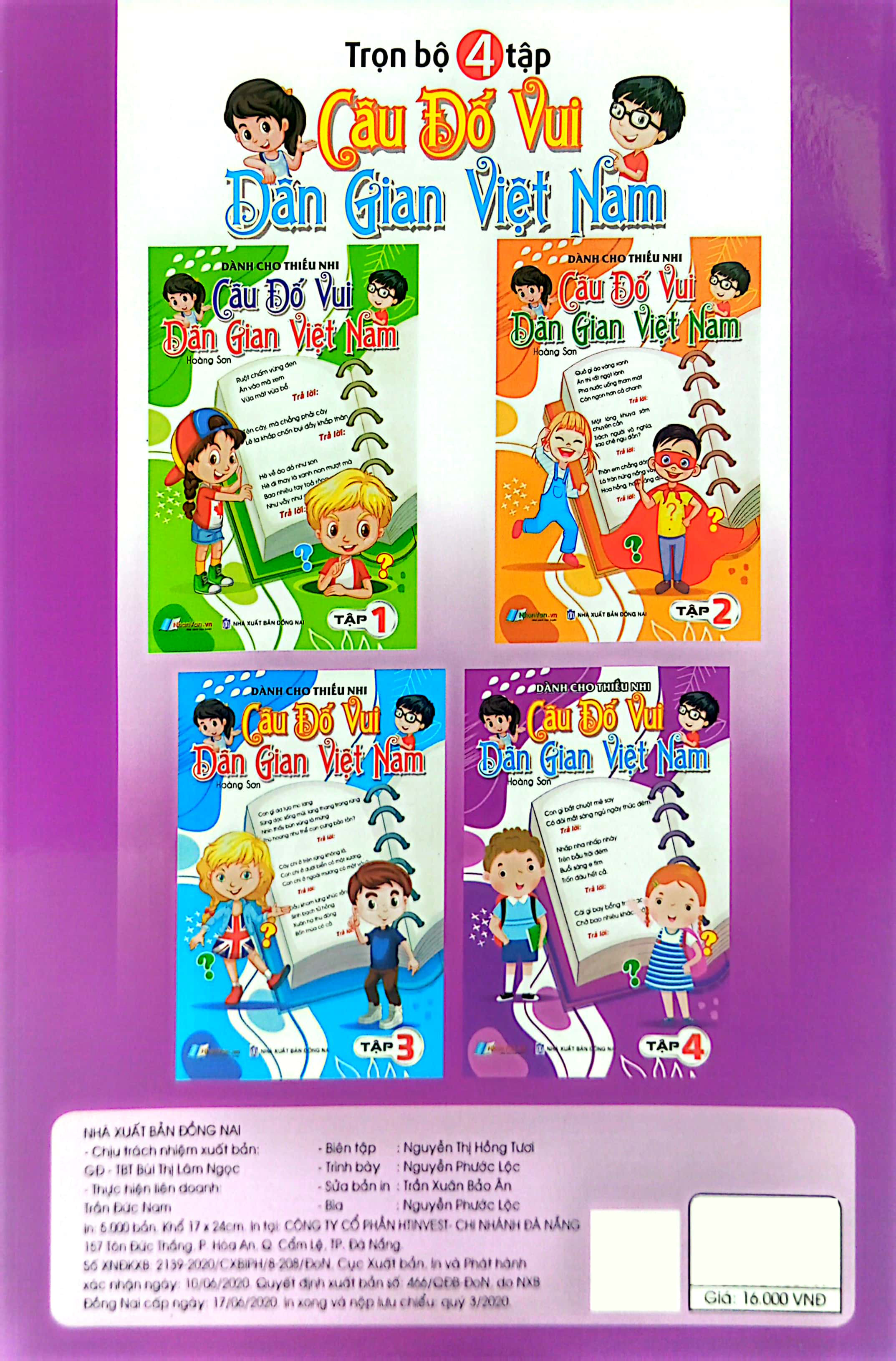 bộ câu đố vui dân gian việt nam - tập 4 - Ảnh 7