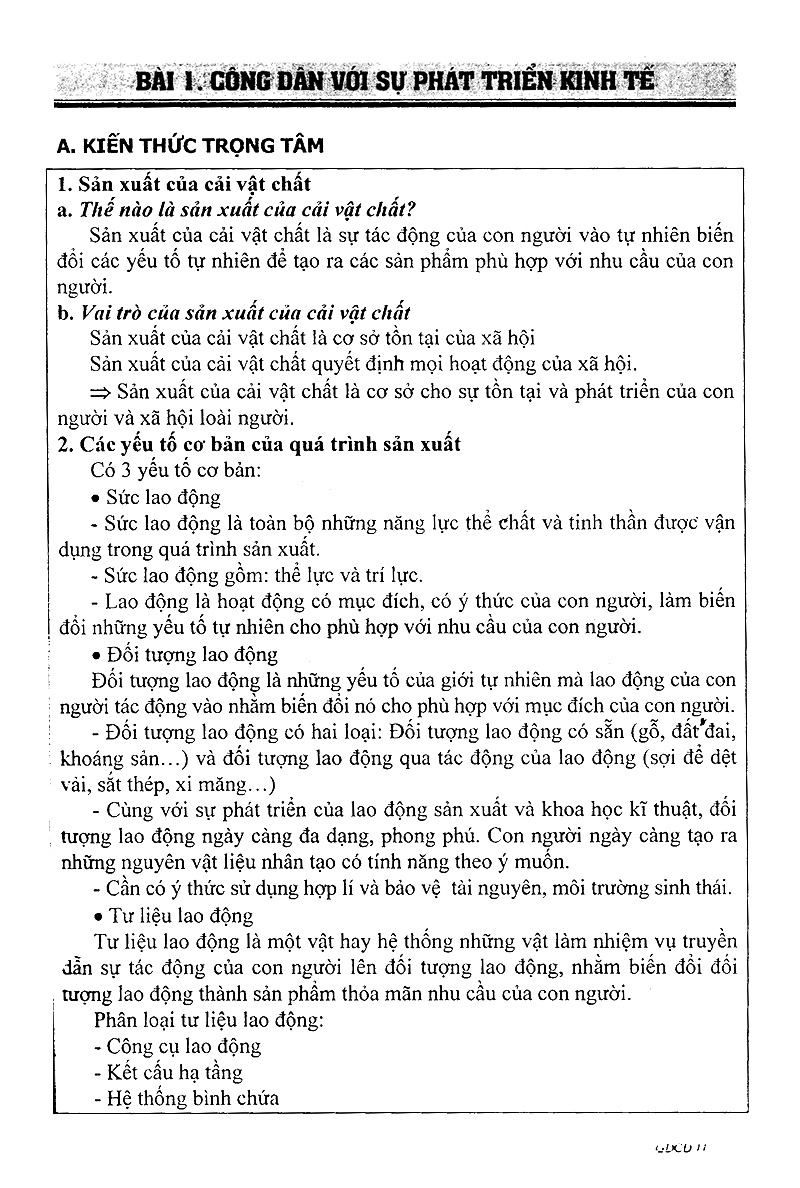 bộ câu hỏi trắc nghiệm khách quan giáo dục công dân 11 - Ảnh 3