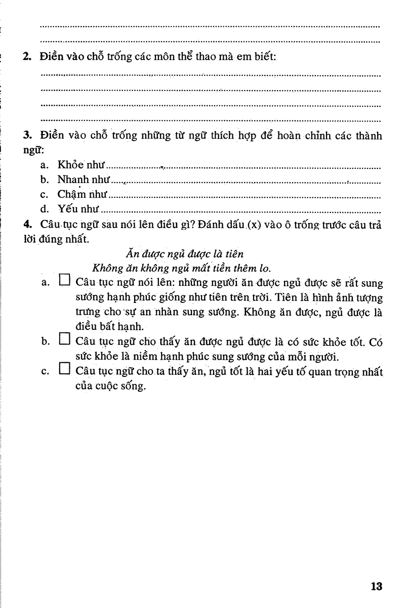 bộ câu hỏi và bài tập trắc nghiệm tiếng việt 4 - tập 2 - Ảnh 12