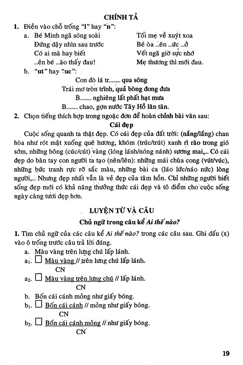 bộ câu hỏi và bài tập trắc nghiệm tiếng việt 4 - tập 2 - Ảnh 18
