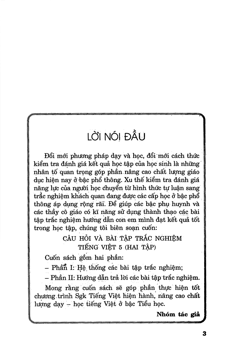 bộ câu hỏi và bài tập trắc nghiệm tiếng việt 5 - tập 1 - Ảnh 3