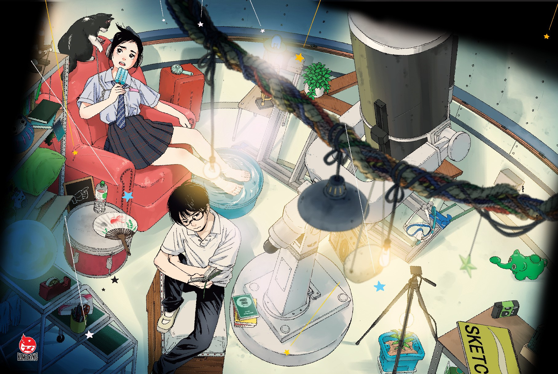 bộ câu lạc bộ những kẻ mất ngủ - insomniacs after school - tập 1 - tặng kèm postcard - Ảnh 3