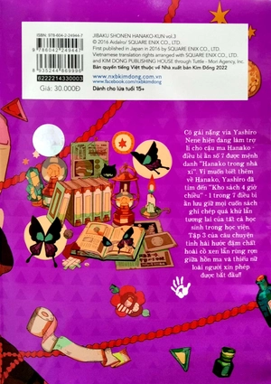 bộ "cậu" ma nhà xí hanako - tập 3 (tái bản 2022) - Ảnh 5