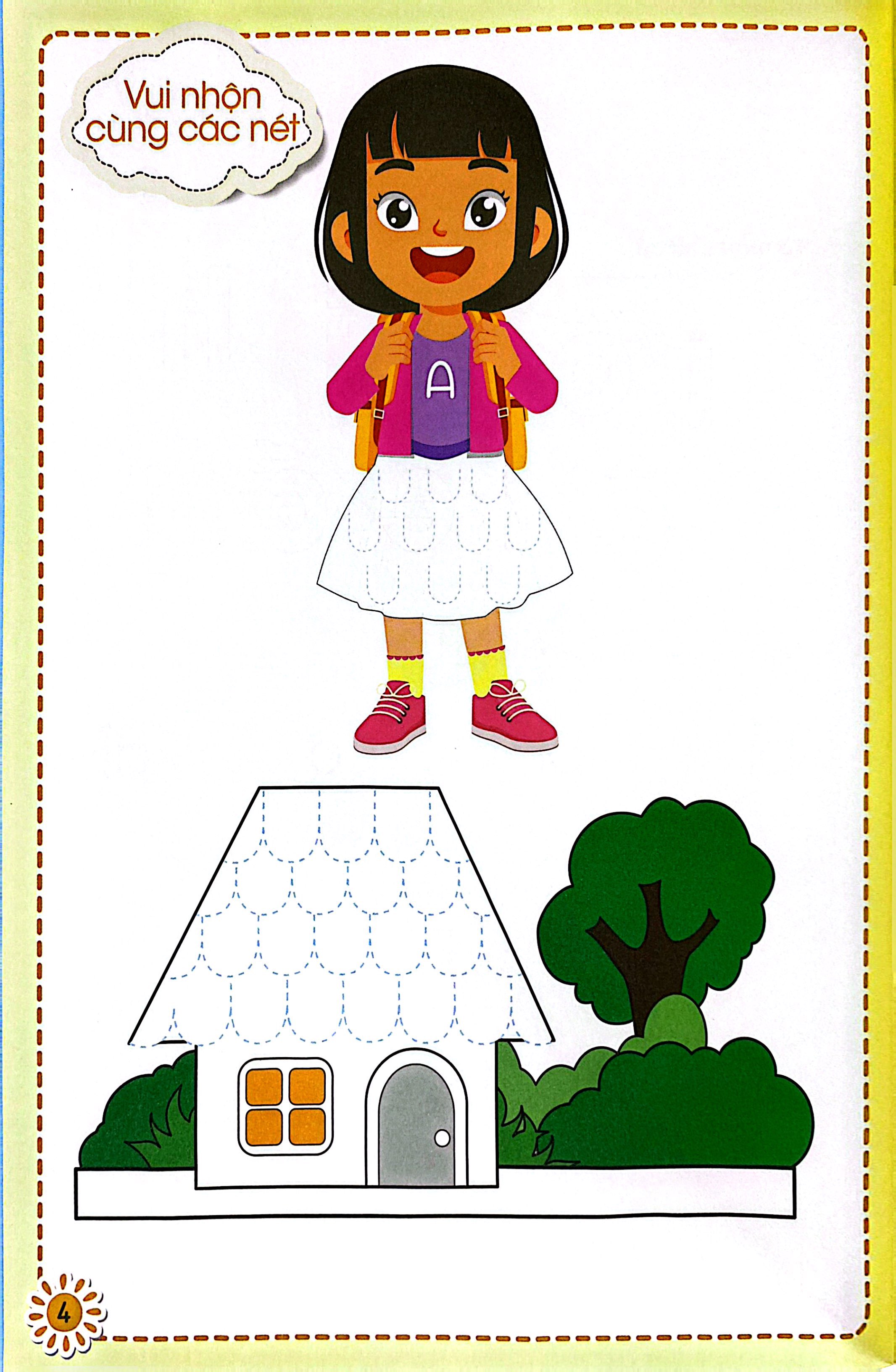 Bộ Cầu Vồng Trẻ Thơ - Chữ Cái Vui Nhộn - Dành Cho Trẻ 5-6 Tuổi - Tập 1 - Ảnh 6