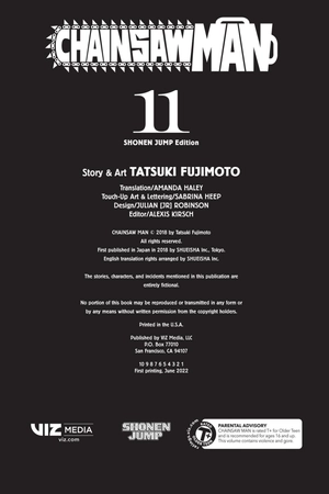 bộ chainsaw man 11 (english edition) - Ảnh 4