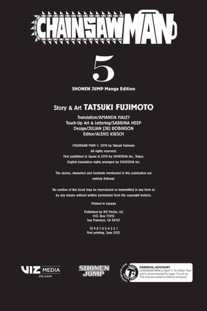 bộ chainsaw man 5 (english edition) - Ảnh 3