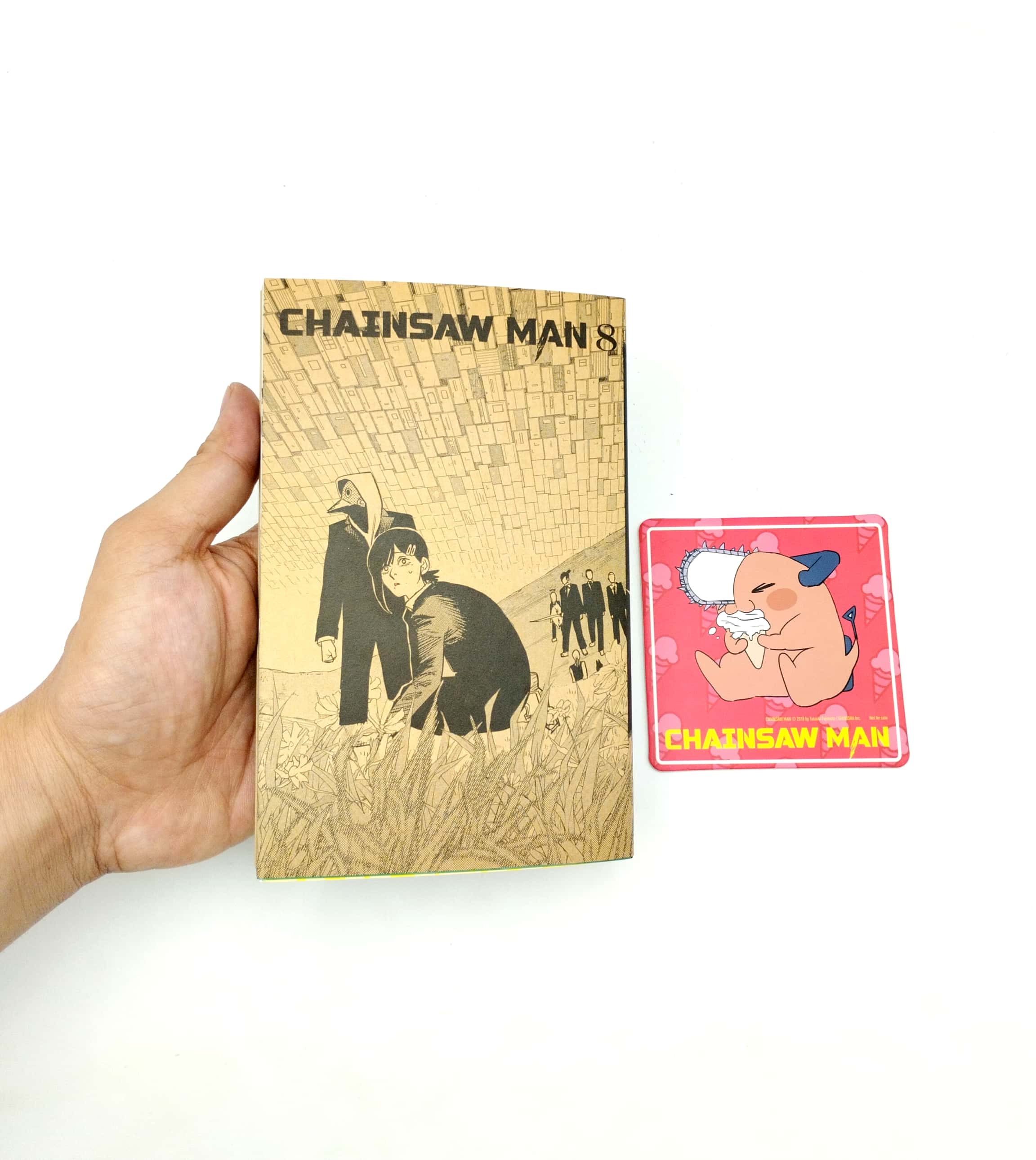 bộ chainsaw man - tập 8 - tặng kèm lót ly - Ảnh 8