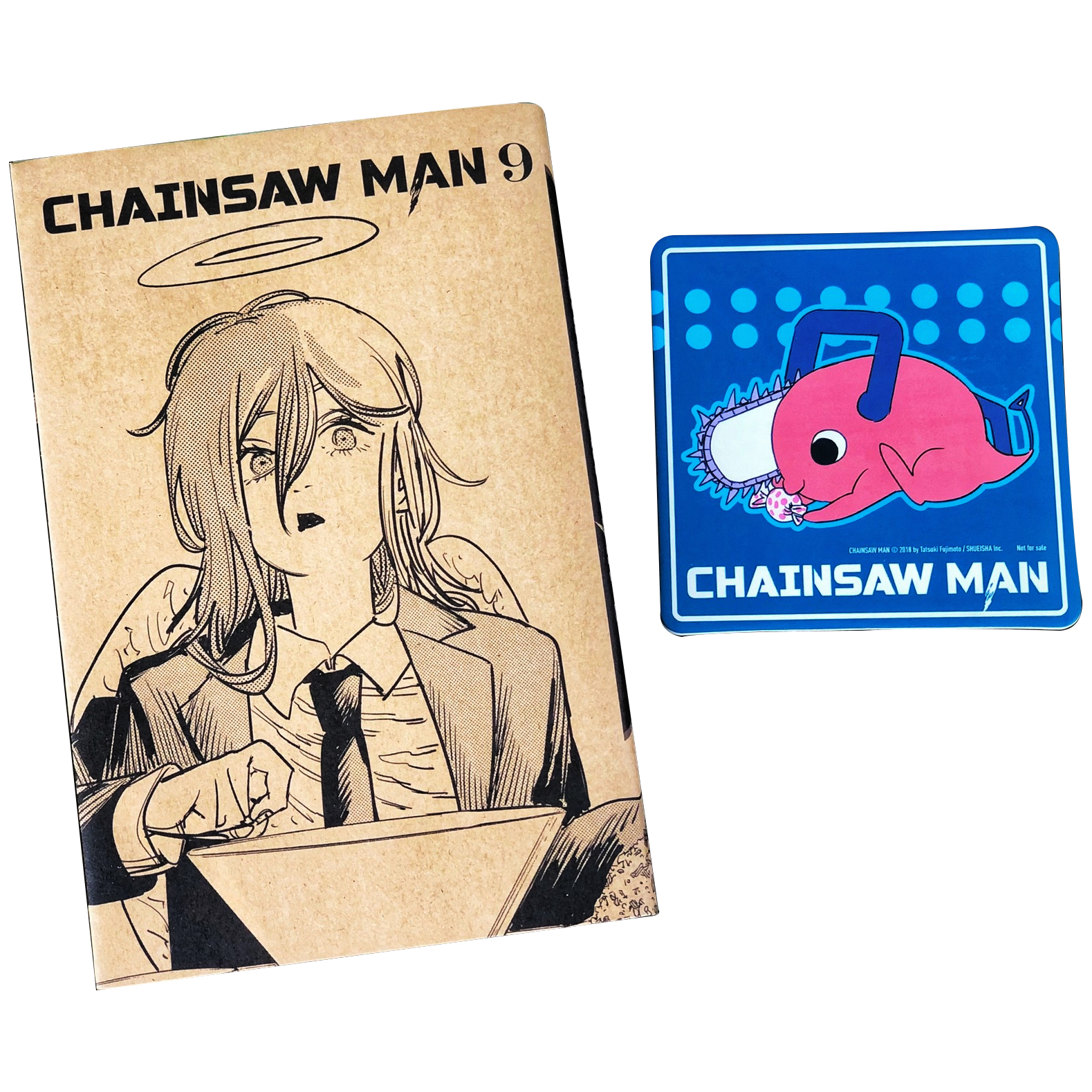 bộ chainsaw man - tập 9 - tặng kèm lót ly - Ảnh 3