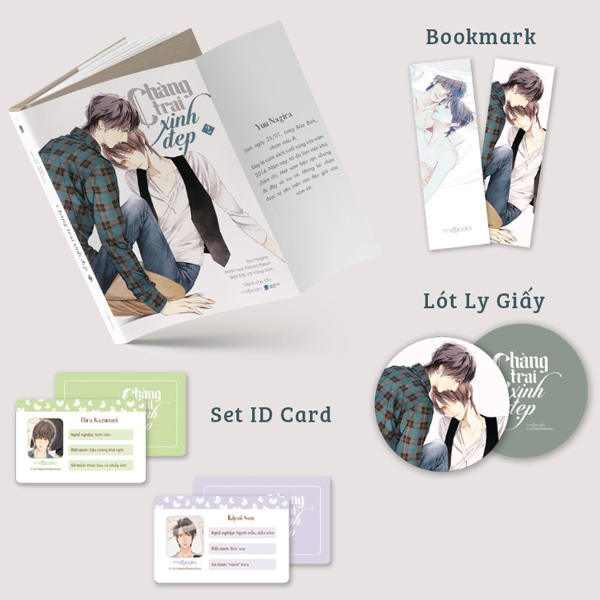 bộ chàng trai xinh đẹp - tập 2 - bản đặc biệt - tặng kèm bookmark + lót ly giấy + set id card