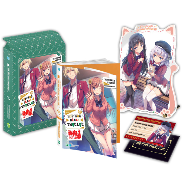 Bộ Chào Mừng Đến Lớp Học Đề Cao Thực Lực - Tập 10 - Bản Giới Hạn - Tặng Kèm Acrylic plate "Neko Girls" + ID Card Nhựa Cứng Kèm Phong Bì + Box
