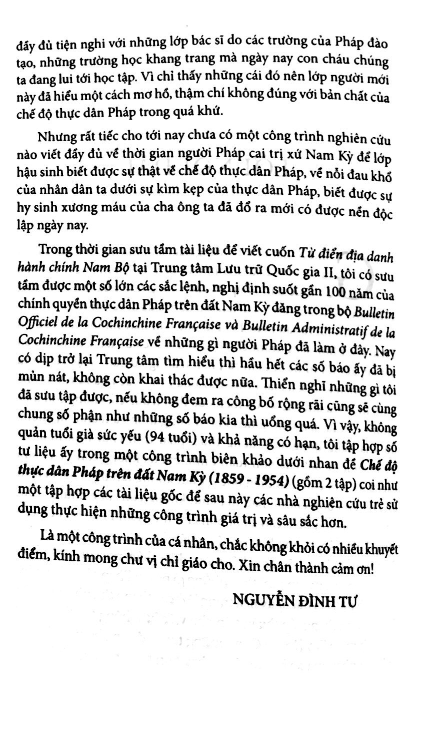 bộ chế độ thực dân pháp trên đất nam kỳ 1859-1954 - tập 2 (tái bản 2018) - Ảnh 4