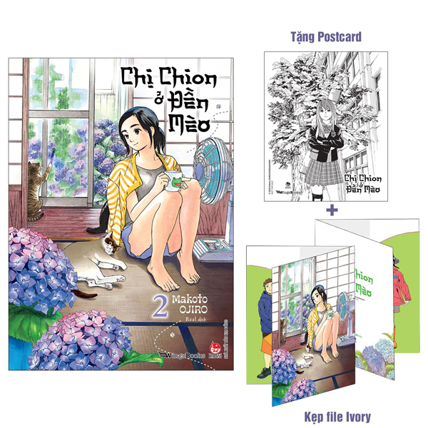 Bộ Chị Chion Ở Đền Mèo - Tập 2 - Tặng Kèm Kẹp File Ivory + Postcard